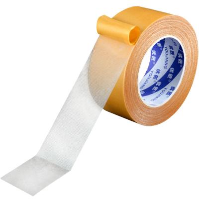China Exhibition Floor Adhesive Gaffa Tape Black Duct Tape Clothes Double Sided for sale