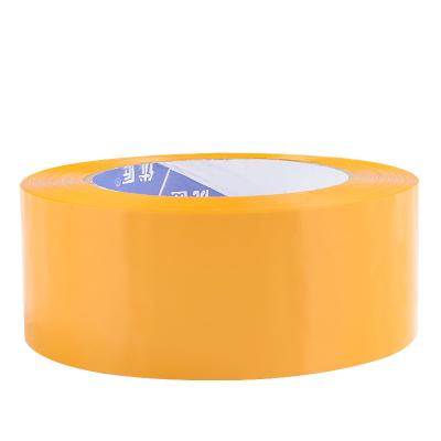 中国 透明な黄色のゴム粘着テープ BOPP重用包装 販売のため