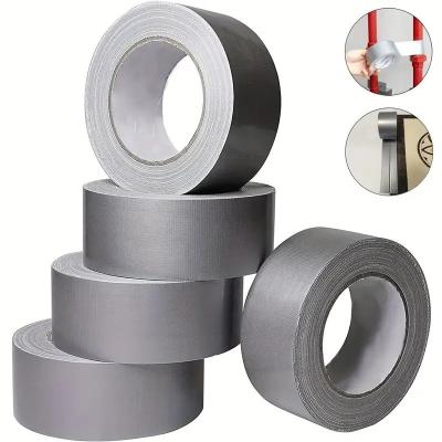 China Adhesive Silver Heavy Duty Synthetic Rubber 170U Print Waterproof Cloth Duct Tape Decorative en venta