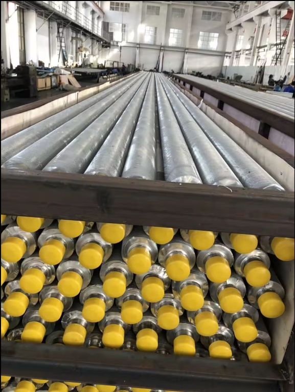 DELLOK High frequency Welding spiral fin tube for boiler economizer 2