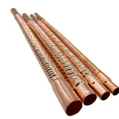 China Temperature Embedded Fin Tube Carbon Steel Stainless Steel Copper Aluminum Titanium 200℃ Plain Grooved Welded Edge for sale