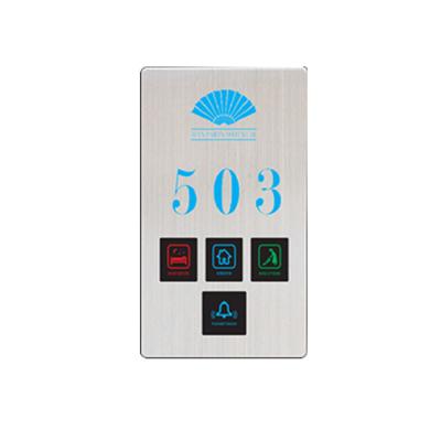 China Panel DND ABS de cerradura de puertas con timbre de puerta de color negro / marrón en venta