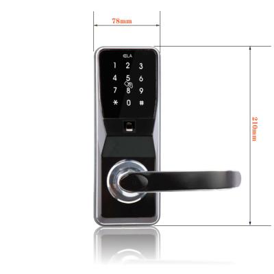 Chine Fermeture numérique de la poignée manuelle Hôtel RFID Smart card Hôtel Smart Door Lock à vendre
