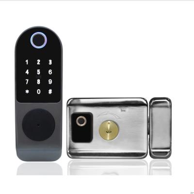 China Digital Door Lock System Tuya APP Smart Lock Multi Function for sale