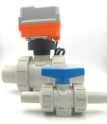 China ODM Plastic Ball Valves UPVC High Temperature And Corrosion Resistant for sale
