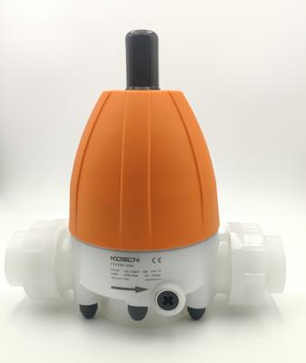 China PVDF válvula de regulação de pressão de PVC / válvula de redução de pressão de água de plástico à venda