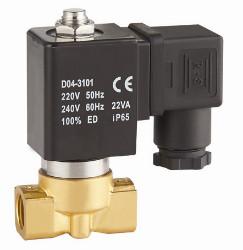 China Mini Electric 24V 2 Way Air Solenoid Valve  Normally Open 1/8＂ ～ 1/4＂ for sale