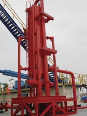 China Solid Control Liquid Gas Separator With Adjustable Outrigger Height for sale