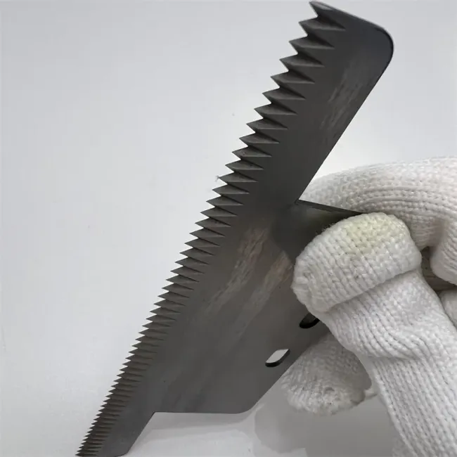 Packing Machine Knife Food Bags Packaging Serrated Blade Zigzag Blade Cutting Knife Blade for Packing Machine