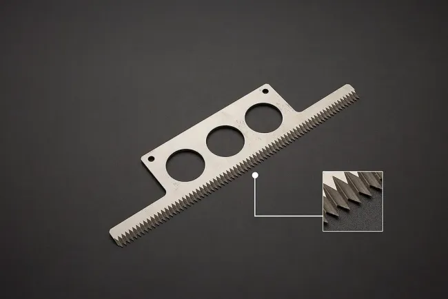 Packing Machine Knife Food Bags Packaging Serrated Blade Zigzag Blade Cutting Knife Blade for Packing Machine