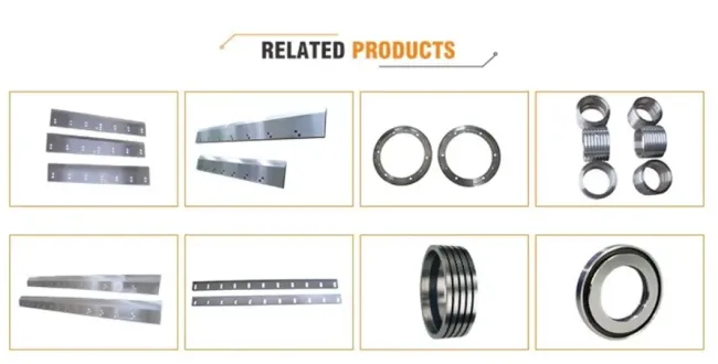 Supplier PVC Fabrics Machine Cutting Blades Circular Slitter Paper Cutting Knives Shredder Blades