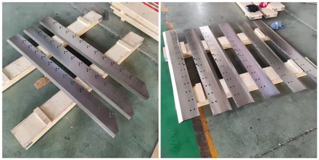 Guillotine Cuchillas Paper Cutting Blades Knife with Holes for Hydraulic Machine