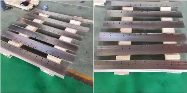 Guillotine Cuchillas Paper Cutting Blades Knife with Holes for Hydraulic Machine