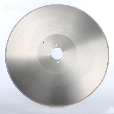 China Cutting Tools Log Saw Blade For Tissue Paper Circular AISI D2 HSS for sale