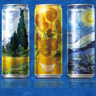 China Art Printing 330ml Aluminum Soda Cans Normal Inside Coating for sale