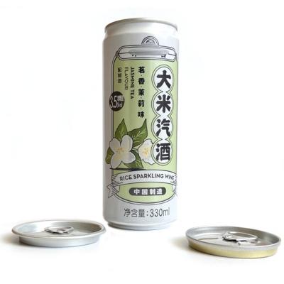 China 330ml Slim Aluminium Beer Can 11oz Carbonated Drink Can Corrosion Resistant for sale
