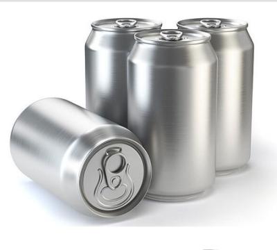 China Silver Aluminum Beer Can for Carbonated Beverages and Carbonated Drinks for sale