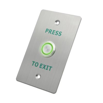 China Stainless Steel Door Release Push to Exit Button with LED Indication for sale