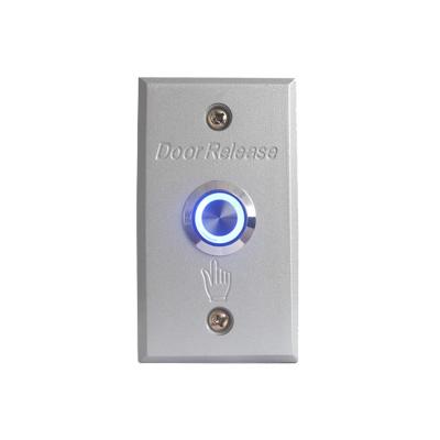 China Flush Mount Momentary Switch Door Exit Push Button For Access Control OEM Sign with LED Light for sale