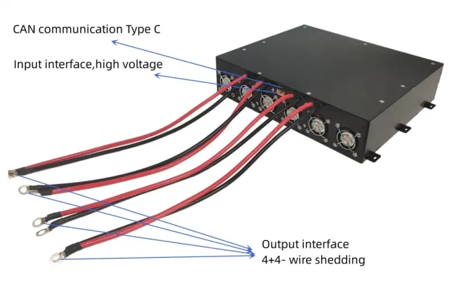 Cable Power System Used for Uav and 4 Rotors Drone Law Enforcement