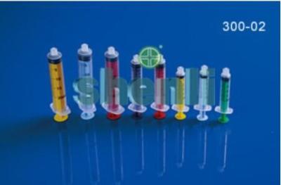China Pp Disposable Hypodermic Syringe 3 Part Syringe 2ml for sale