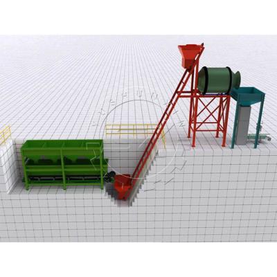 China BB fertilizer production line high production efficiency, low cost and strong applicability for sale