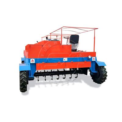 China Cow dung manure organic fertilizer turner moving type compost turner made in china for sale for sale