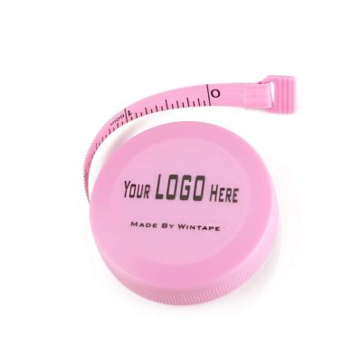 China 60 Inch Pink Personalised Sewing Tape Measure Cute Soft Flexible for sale