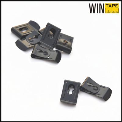 China Manganese Steel Belt Clip Electroplated Black For Wallets Pouches Tape Measures for sale