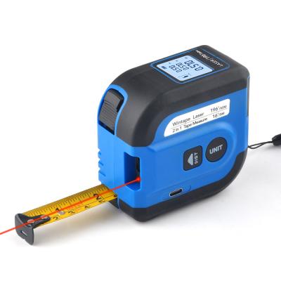 China High Precision Laser Measure Tape 196ft Rechargeable Laser Measurement Tool Electronic Steel Tape Measure for sale
