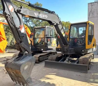 China 5790KG Used Volvo Excavator EC80D Pre Owned Excavator Yellow And Gray for sale