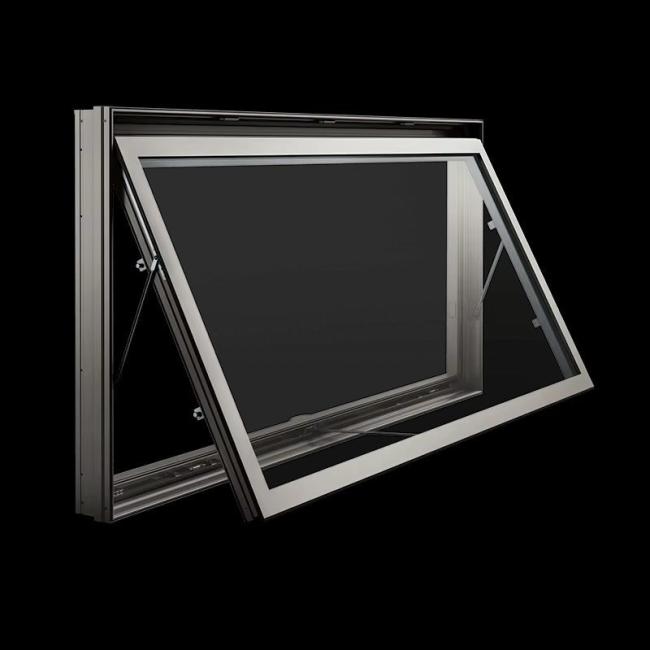 Nfrc USA Customized Hurricane Impact Double Insulation Glass Soundproof Awning Windows Aluminum Casement Windows