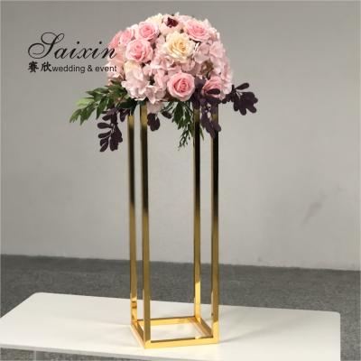 China Factory wholesale event  home decor  aisle metal wedding flower stand for centerpieces for sale