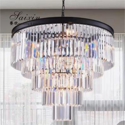 China Modern Home Crystal Ceiling Lights For Living Room Kitchen Decoration Crystal 120cm for sale