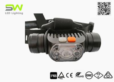 China Versatile USB Rechargeable Headlamp With Motion Sensor Aluminum Material for sale