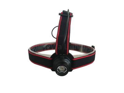 China Mini Black High Lumen Head Torch / IP64 Waterproof 180 Lumen Led Headlights for sale
