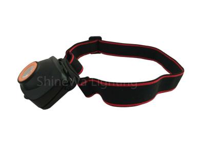 China Long Beam Distance High Lumen Headlamp ON - OFF Operation 3AAA Dry Battery for sale