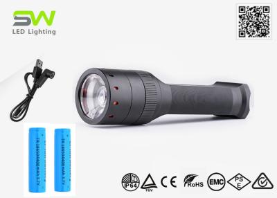 China High 800 Lumen LED Inspection Flashlight Rechargeable By USB Magnetic Cable for sale