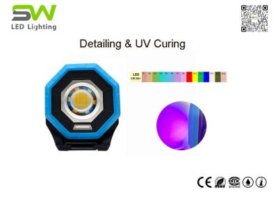 中国 2つ紫外線治癒ライトが付いている色のマッチのための1つの高い発電CRI 95 LED車詳述ライトに付き 販売のため