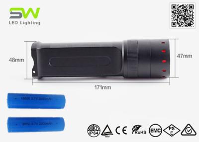 Chine Lumière rechargeable Zoomable de torche de puissance élevée avec la batterie au lithium 18650 à vendre