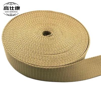 China Fire Resistant  Aramid Webbing 20mm For Fire Fighting Equipment for sale