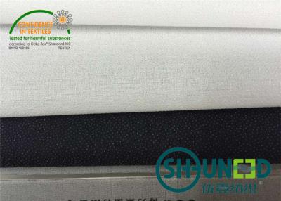 China Water Jet Bonded Interlining , Bump Interlining With Big Stretch In Weft Direction for sale