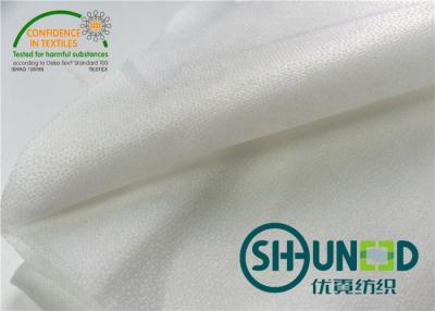 China Enzyme Wash Non Woven Interlining For Waistband And Shirt Collar Fabric for sale