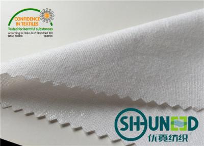 China 100% Cotton Shirt Interlining Fusible Fabric Tearable With OEKO - TEX Standard 100 for sale