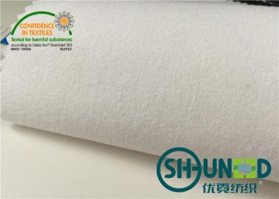 Chine Revêtement plat blanc de interlignage de chemise de brosse de coton d'armure toile à vendre
