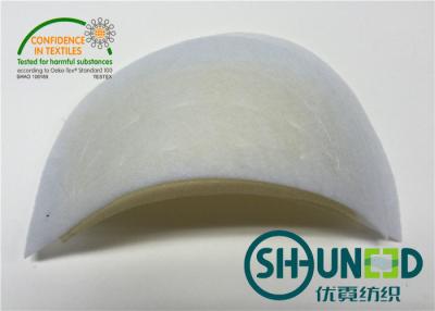 China Men's Suit Foam Sewing Shoulder Pads White For Apparel Industry for sale