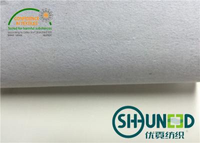 China Hard Paper Iron On Backing Fabric With 100% Recycle Cotton Composition for sale