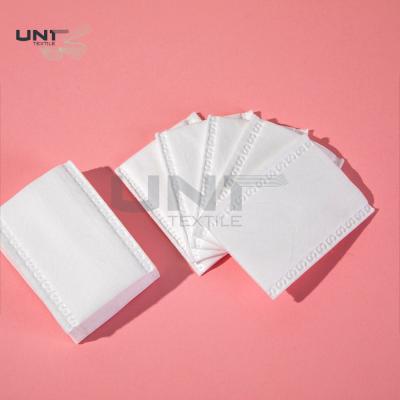 China Rectangle Nonwoven Bamboo Fiber Fabric For Cotton Makeup Pads for sale