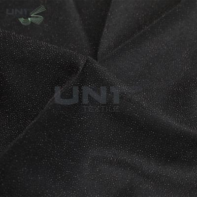 China Chiffon Suit Coating Plain Woven Interlining Textile Double Side 30D * 30D for sale