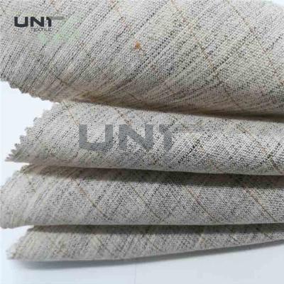 China natural / black / white heavy weight interfacing cloth for men‘s suit  with good resistance for sale